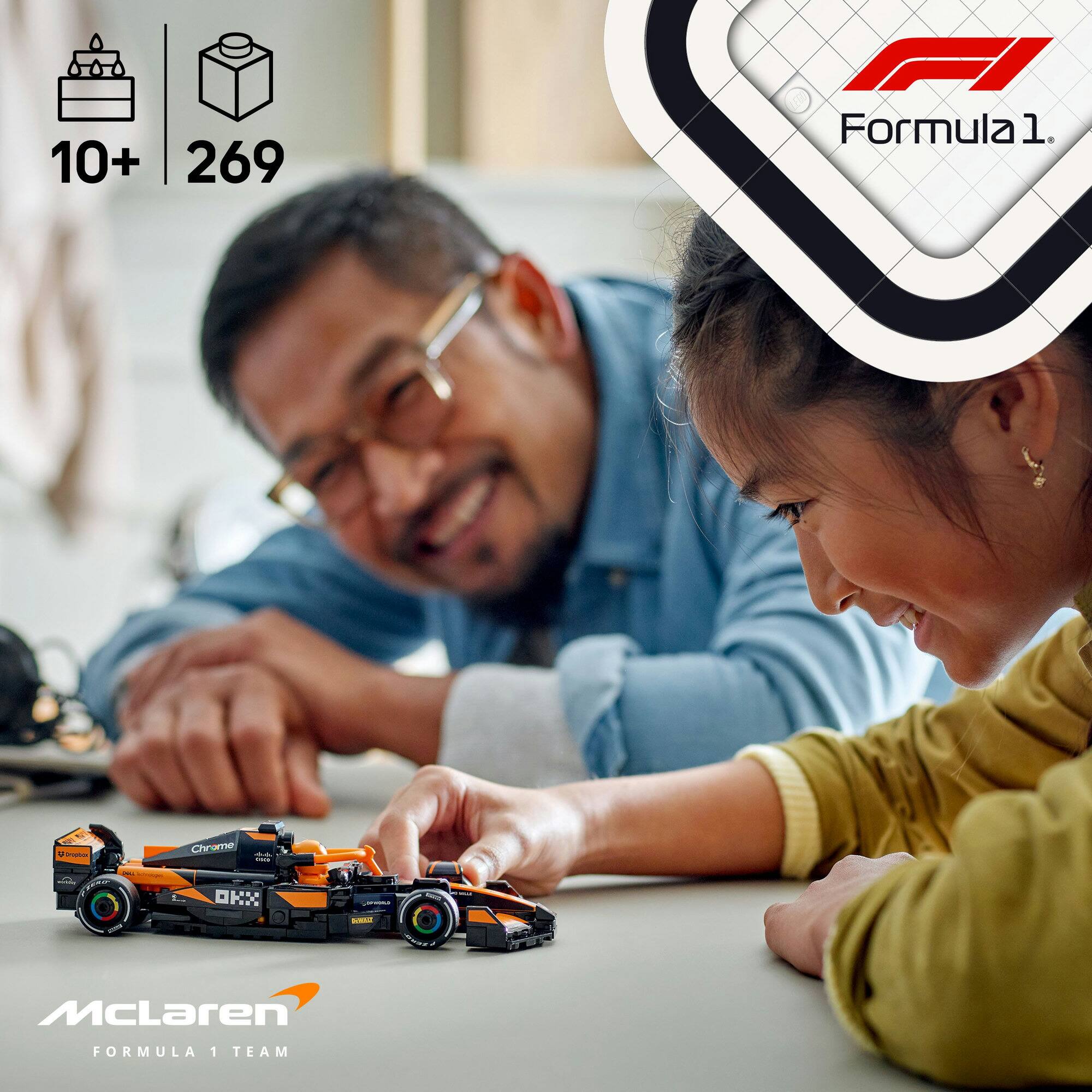 LEGO® Speed Champions McLaren F1® Team MCL38 Race Car Vehicle Set 77251
